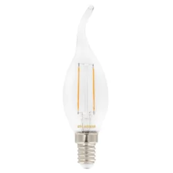 Ampoule flamme coup de vent LED filaments Sylvania Retro 2,5 W 250 lm E14 Blanc chaud