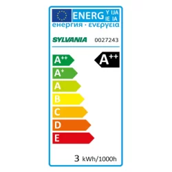 Ampoule LED à filaments Sylvania Retro T25 2 W 250 lumens E14 2700 K blanc chaud