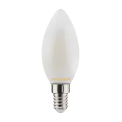 Ampoule LED Toledo Retro flamme satiné 4.5W 470lm E14 - Sylvania - 827 Blanc chaud