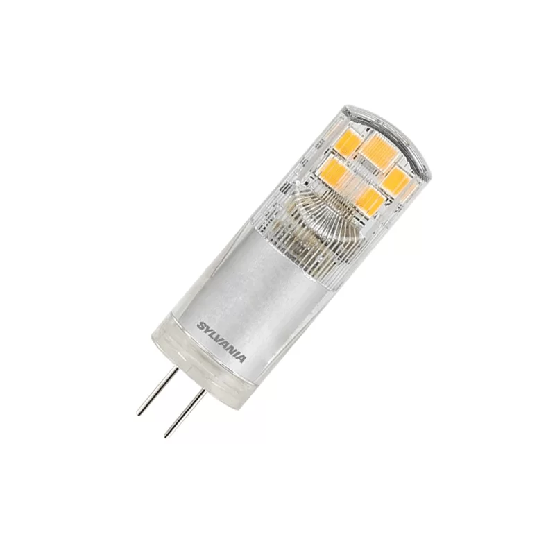 Ampoule LED capsule compacte G4 Sylvania - 2.4W 300 lumens - Blanc chaud 2700K - A++