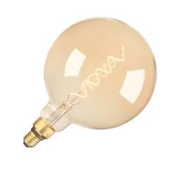 Ampoule globe LED design rétro vintage E27 5.5W 300 lumens Teinte chaude 2000K