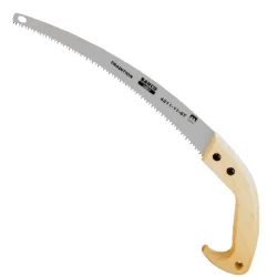 Scie arboricole à denture trempée Bahco 4211-11-6T avec poignée en bois lame de 280 mm