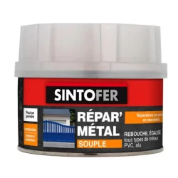 Mastic SintoFer répare métal souple - Séchage rapide - Sinto - Boîte de 900 grammes