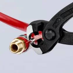 Pince pour collier de serrage à 1 ou 2 oreilles Knipex - 220 mm - Poignées gainées