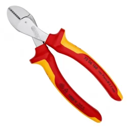 Pince coupante de côté X-Cut Knipex - Chromée - Poignées gainées 1000 V - 160 mm