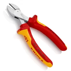 Pince coupante de côté X-Cut Knipex - Chromée - Poignées gainées 1000 V - 160 mm