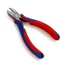 Pince coupante de côté pour électromécanicien - 125 mm - Poignées gainées bi-matière - Knipex