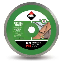 Disque diamant général pour carrelage JANTE CONTINUE CSV-125 PRO