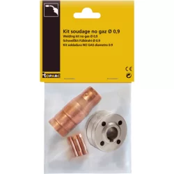 Kit soudage no gaz diamètre 0.9-1.0/1.2 mm pour poste soudure