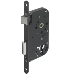 Serrure à encastrer réversible Yale noire pour porte d'entrée à cylindre européen - axe 50 mm