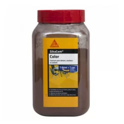 Colorant béton mortier enduit Sika SikaCem coloris jaune pot de 400 g