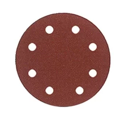 Disque velcro diamètre 125 mm 8 trous grain 60