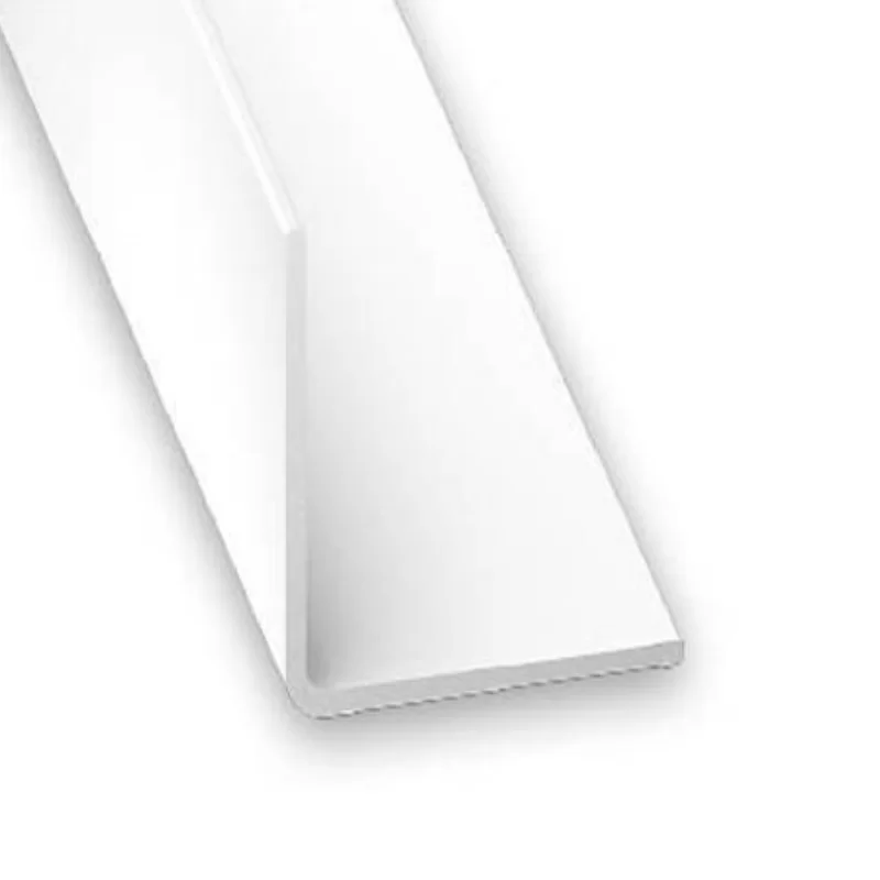 Cornière d'angle PVC blanche angle variable 60 x 60 mm longueur 2.70 m