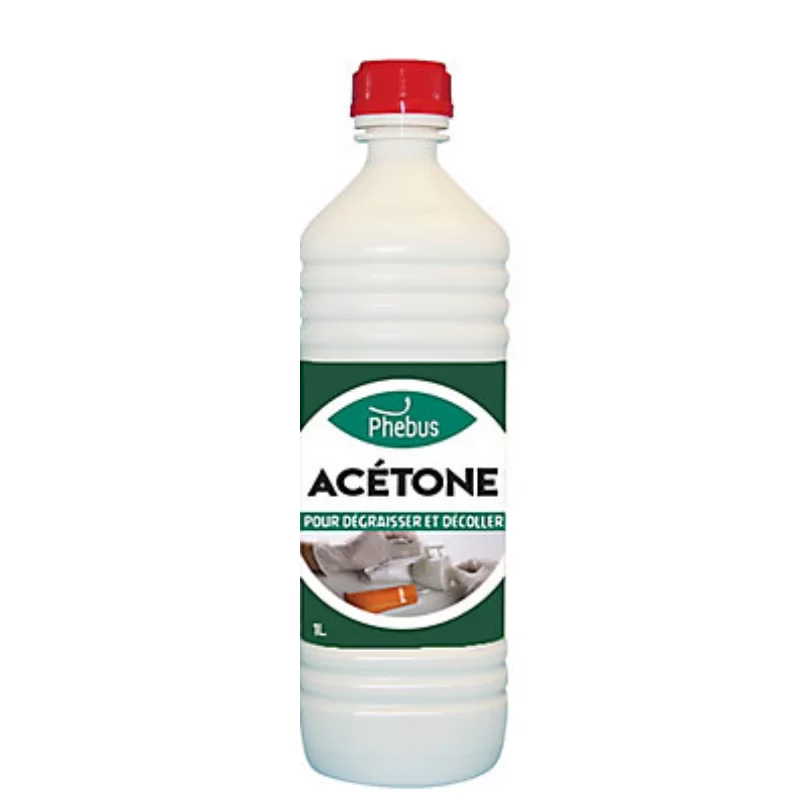 Acétone dissolvant dégraissant Bouteille 1 litre