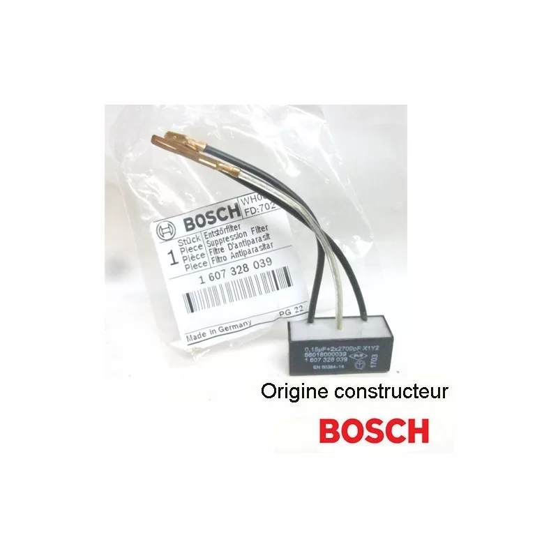 Filtre d'antiparasitage pour marteau perforateur Bosch GBH 2-28 DFV