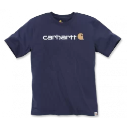 T-Shirt homme Core avec logo Carhartt sur poitrine Bleu Marine