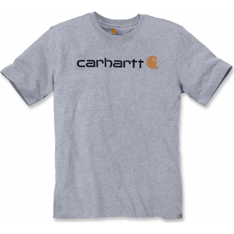 T-Shirt homme Core avec logo Carhartt sur poitrine Gris Chiné