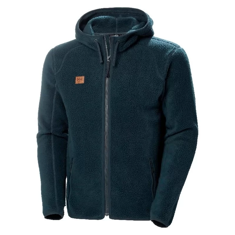 Veste polaire homme Heritage Pile zippée à capuche Navy