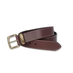 Ceinture cuir pleine fleur Jean Belt boucle simple ardillon Marron