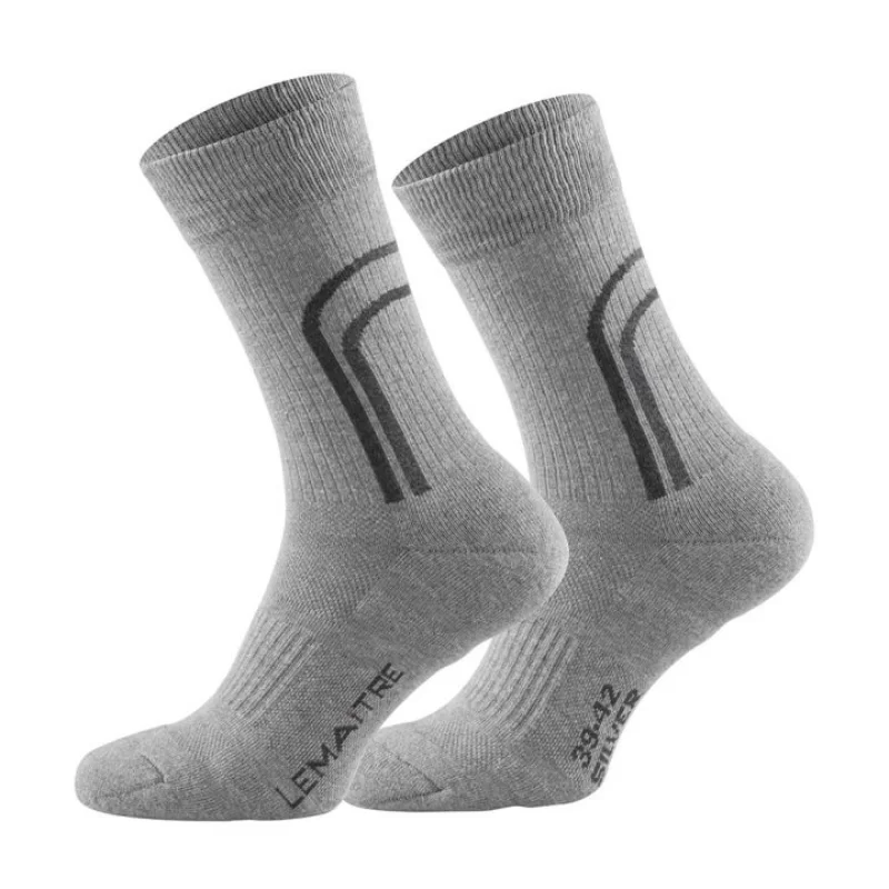 Chaussette mi-haute Lindor performante confortable Gris