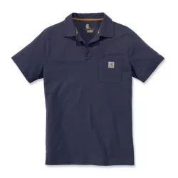 Polo homme Force manches courtes poche poitrine Bleu Marine