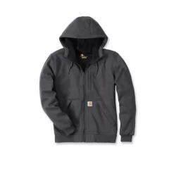 Sweat homme Wind Fighter à capuche zippé déperlant et anti-vent Gris Foncé