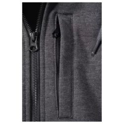 Sweat homme Wind Fighter à capuche zippé déperlant et anti-vent Gris Foncé