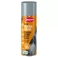 Peinture satinee effet galva RUSTOL aerosol- 300Ml