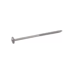 Vis bois charpente tête plate large Torx inox A2