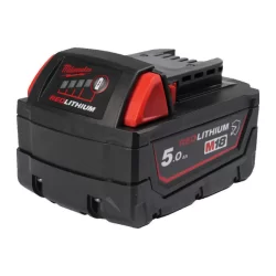 Batterie  Résistante   M18 B5 Milwaukee 18V 5.0 Ah Red lithium