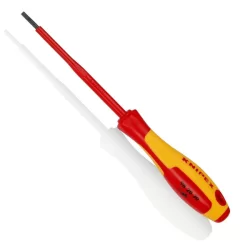 Tournevis plat Knipex isolé 1000 Volt - vis à fente - lame 3 mm - Longueur 202 mm