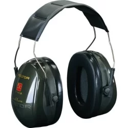 Casque antibruit 3M Peltor Optime II H520A Vert avec serre-tête SNR 31dB