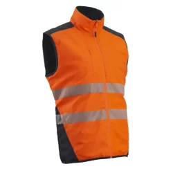 Gilet haute visibilité réversible Coverguard Yoru Ripstop imperméable anti-froid orange