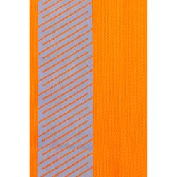 T-shirt haute visibilité Coverguard Komo manches courtes orange et bleu marine