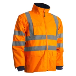 Parka haute-visibilité Kanata 4 en 1 Euro-Protection orange fluorescent