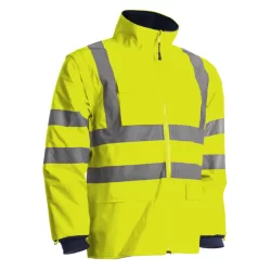 Parka haute-visibilité Kanata 4 en 1 Euro-Protection jaune fluorescent