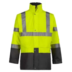 Veste de pluie haute visibilité jaune fluo Bandit North Ways 100% PU