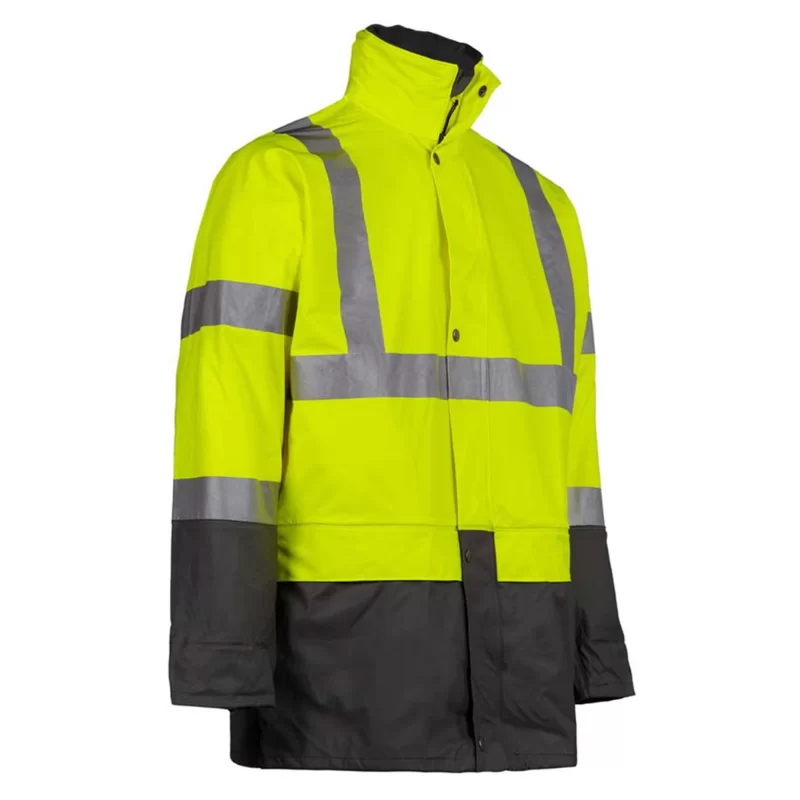 Veste de pluie haute visibilité jaune fluo Bandit North Ways 100% PU