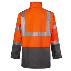 Veste de pluie haute visibilité orange fluo Bandit North Ways 100% PU