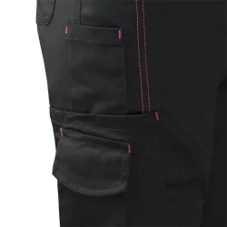 Pantalon de travail pour femme EDEN North Ways multipohes noir