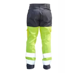 Pantalon haute visibilité Vision II - Gris et jaune fluo