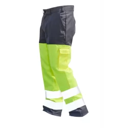 Pantalon haute visibilité Vision II - Gris et jaune fluo