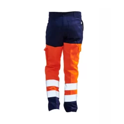 Pantalon haute visibilité Vision II - Marine et orange fluo