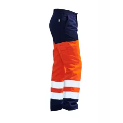 Pantalon haute visibilité Vision II - Marine et orange fluo