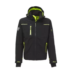 Veste Softshell de travail SPACE doublée micro-polaire Noir