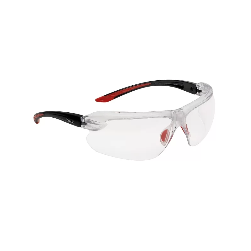 Lunette Iri S branches pivotantes noir et rouge