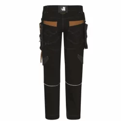 Pantalon de travail Vicente noir/camel