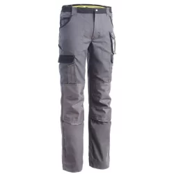 Pantalon de travail North Ways Cary couleur gris et noir