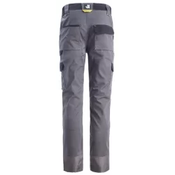 Pantalon de travail North Ways Cary couleur gris et noir