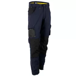 Pantalon de travail North Ways Adam bleu marine avec emplacements genouillères